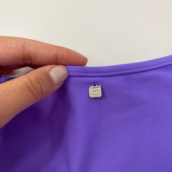 Fabletics Lilac Purple Bajan Bikini Bottom Swim Wear Bathing Suit NEW Large - Picture 4 of 6